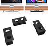 3pcs Black Under Desk Shelf Space Saving Under Desk Device Holder Laptop Mount  Desks Organization