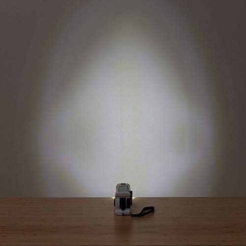 Iris Ohyama Radio, Emergency Preparedness Goods, Small, Rechargeable, Hand-Crank, LED Light, Battery Operated, Portable, Hand-Crank Charging Radio Lig