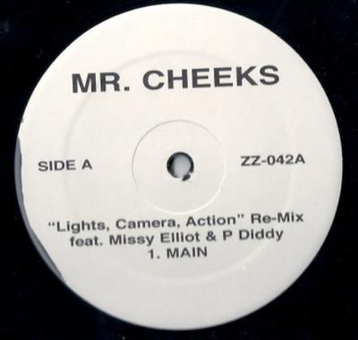 12inch Record MR. CHEEKS F/ MISSY ELLIOTT & P. DI - "Lights, Camera, Action" Re-Mix ZZ042 Not On Label 2002 US Rap & Hip-Hop/R&B Used