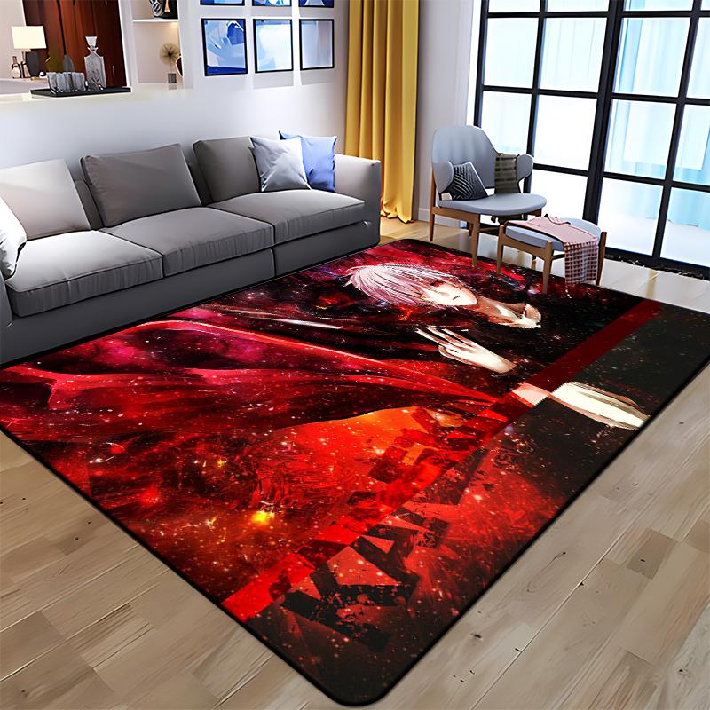 Anime Tokyo Ghoul Kunst Gedruckt Teppich für Wohnzimmer Große Fläche Teppich Weiche Matte E-sports Stuhl Teppiche Alfombra Geschenke Dropshopping