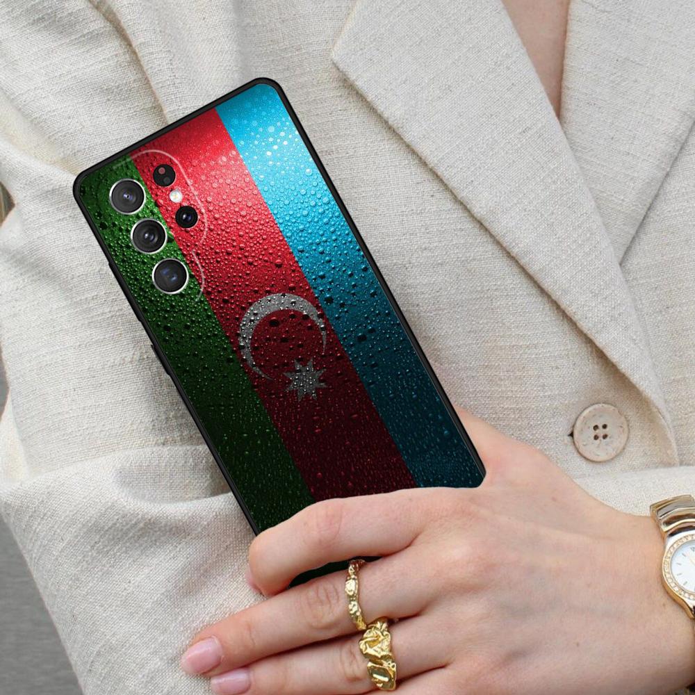 Azerbaijan Buta Flag Cell Phone Case for Samsung Galaxy S26 Ultra S25 S24 S23 S22 S21 S20 Note10 Cover