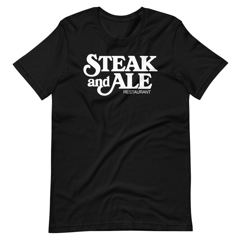 STEAK AND ALE Retro Defunct Restaurant Tee Short-Sleeve Unisex T-Shirt Unisex T-Shirt XXL