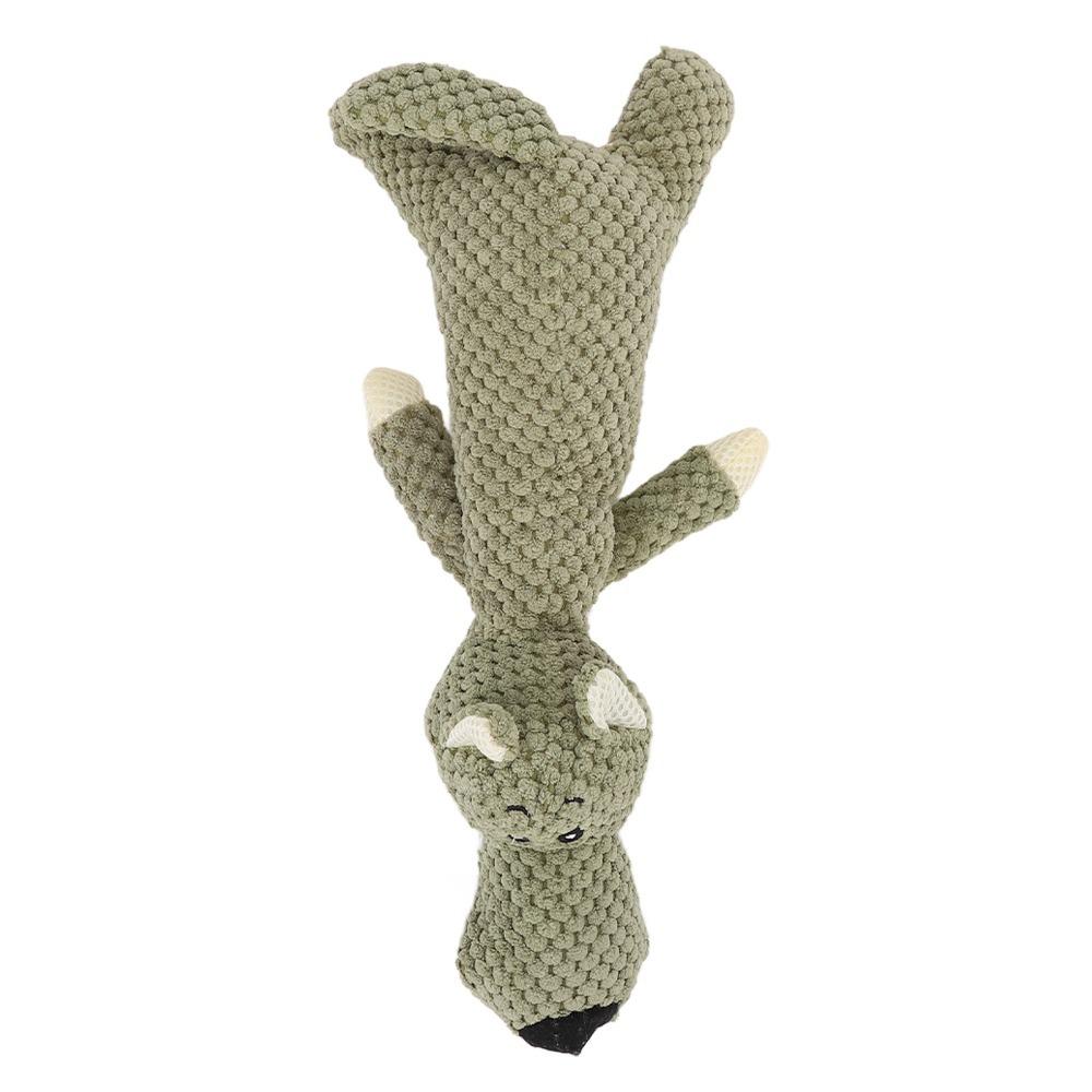 Thick Plush Fabric Squeaky Puppy Molar Toy Interactive Pet Play Doll  Bonding Interaction Training