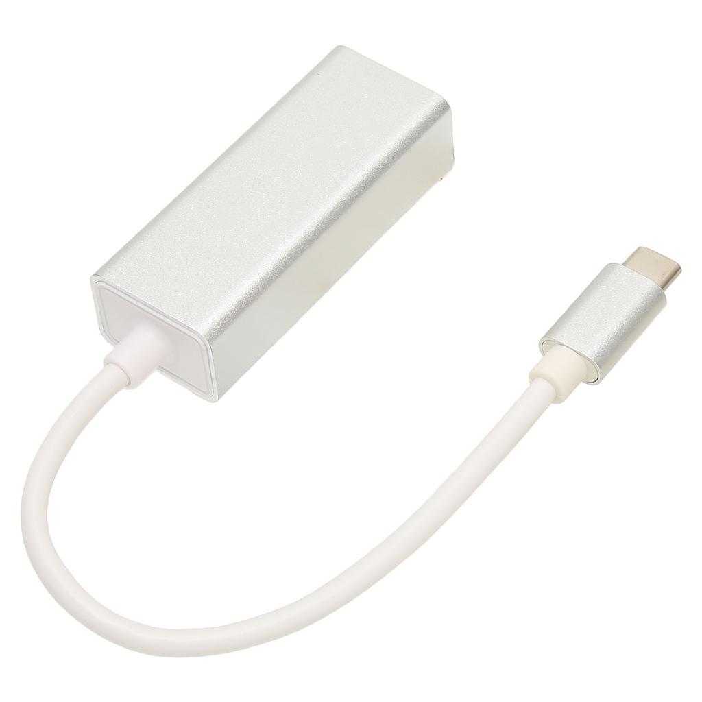 USB C to Ethernet Adapter 10M 100M 1000M USB3.0 Hub Type C to RJ45 Network Cable Interface Wired Network Card Adapter