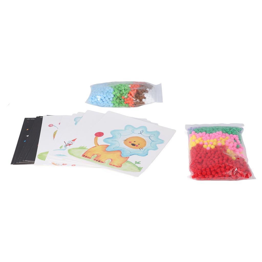 Mosaic Sticker Art Sticky DIY for Kids Enhanced Color Perception Exercise Hand Eye Coordination Handcraft Mosaic Art