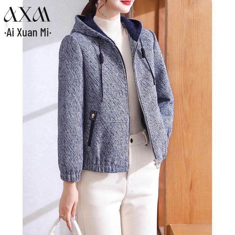 

AIXUANMI Women s Hooded Fleece Lined Thickened Jacket 5XL