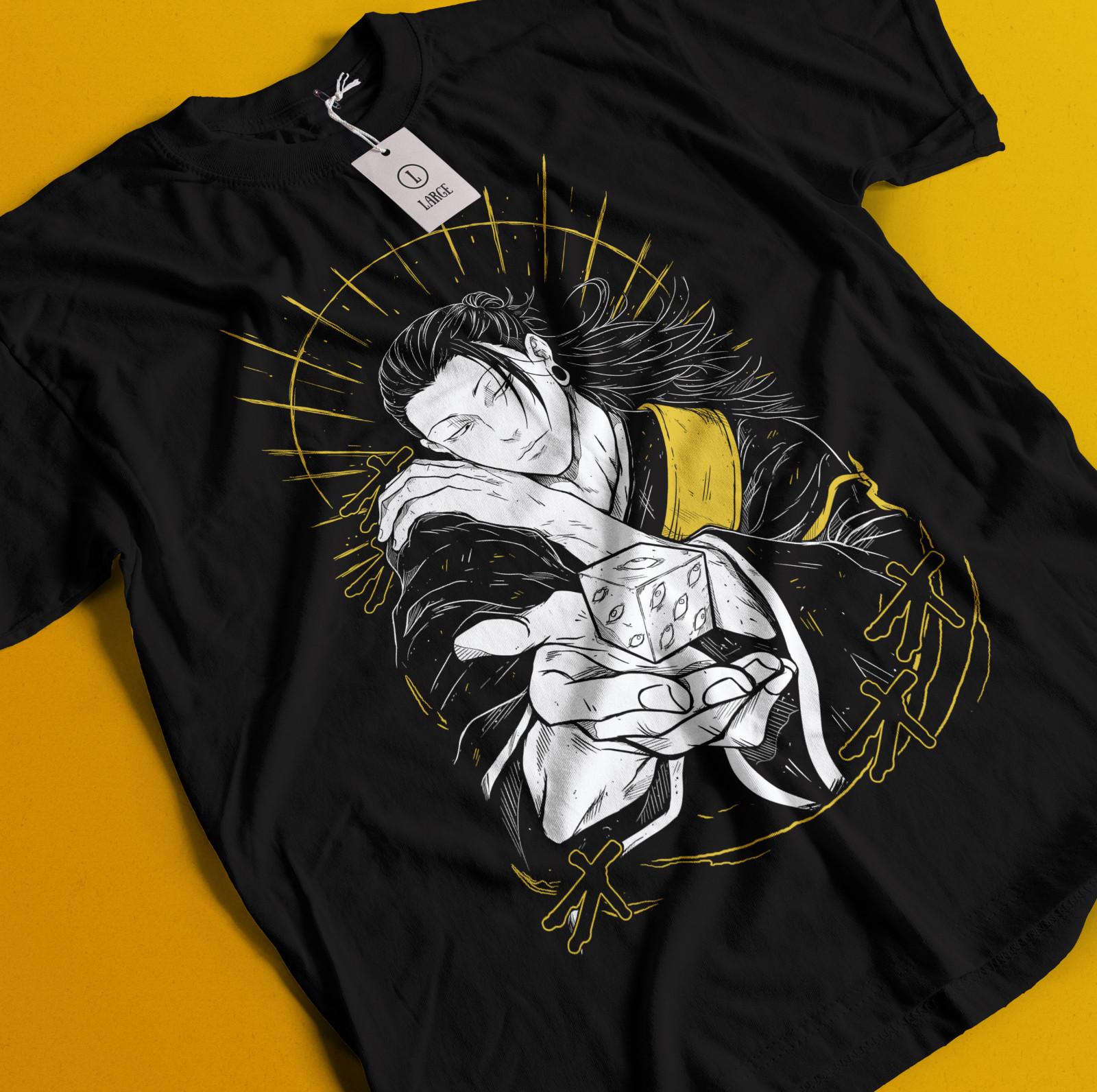 

Geto Suguru T-Shirt Mens Womens Tees Top Gojo Satoru Shirt Jujutsu Kaisen Tshirt Toji Tee Sukuna Toji M