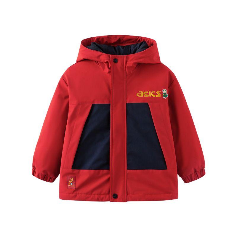 Asics x YISHUJIA,LIANMINGKUAN Padded Jacket Navy Blue Children Aged 3 7 Years Old 331251053071-50 105