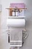 Yamazaki Jitsugyo Magnetic Refrigerator Side x x Tosca Kitchen Paper Holder 2901 Rack, White, Approx. W27.5 D7.5 H34cm;