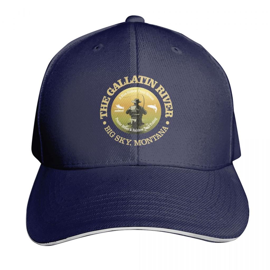 Gallatin River Fly Fishing (FSH) Baseball Cap Uv Protection Solar Hat Icon golf hat genuine tea Hat Golf Women Unisexs