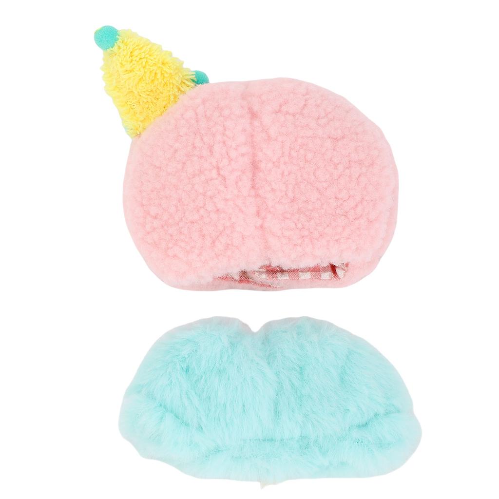 17cm Doll Clothes Set Plush Fiber Cloth Easy To Dress Doll Dress Up Hats Clothes Accessories