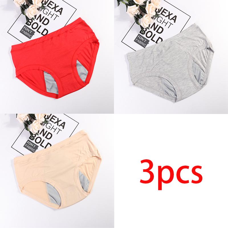 Leak Proof Menstrual Period Panties Women Underwear Physiological Pants Cotton Health Waist Warm