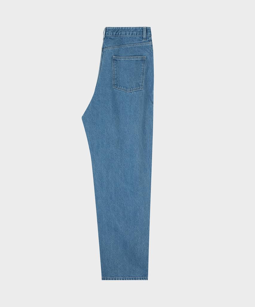 Teildeon Relaxed Fit Denim Pants Blue