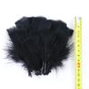 50Pcs Natural Black Goose Ostrich Feathers For Jewelry Earrings Making Diy Dream Catcher Decoration Crafts Plume Accessories