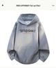 Men's Trendy American-Style Fleece-Lined Winter Hoodie – Thick, Warm, Printed, Loose Fit Jacket