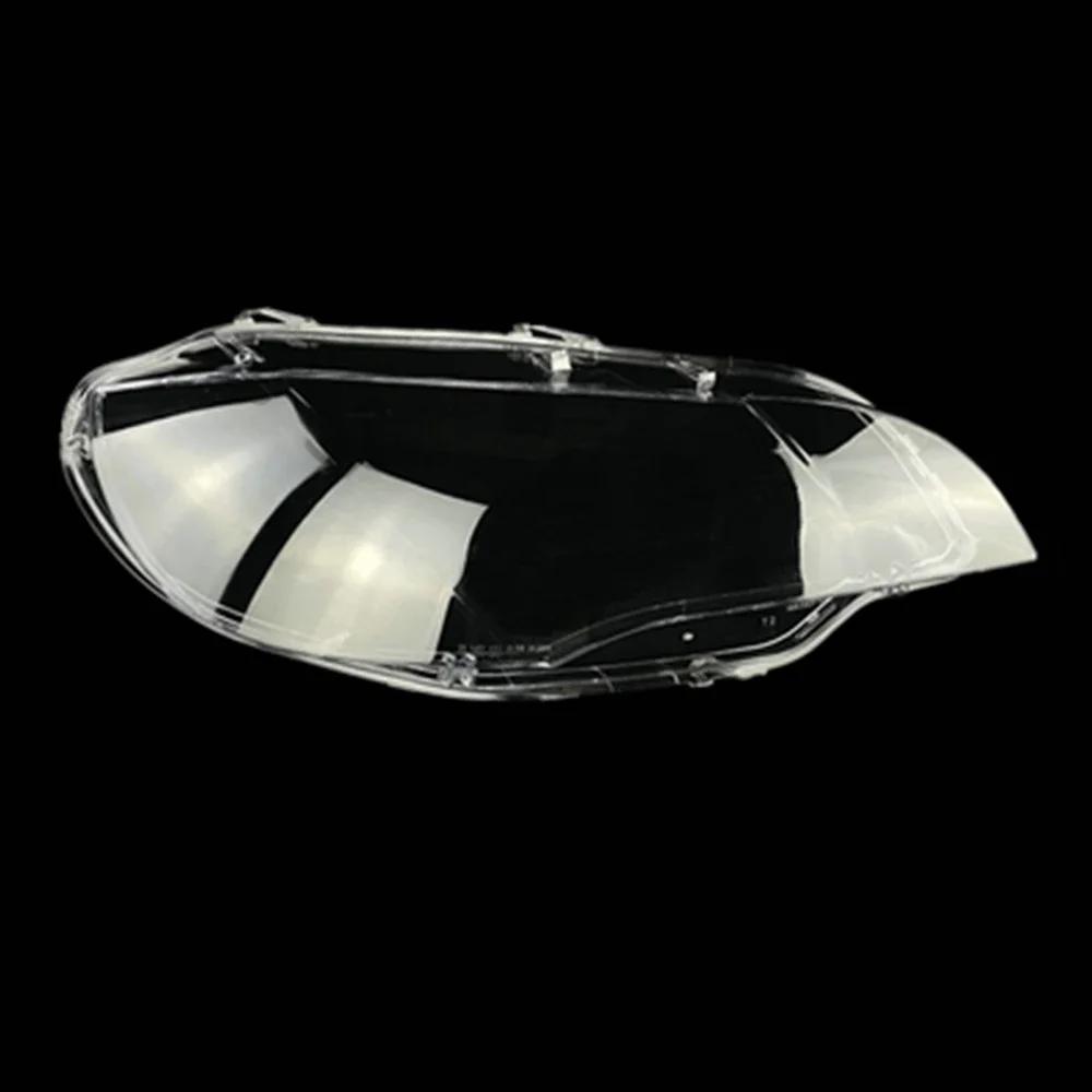 TXDQ1 Car Front Headlight Glass Headlamp Transparent Lampshade Lamp Shell Lens Cover For BMW X6 E71 2008 2009 2010 2011 2012 2013 2014