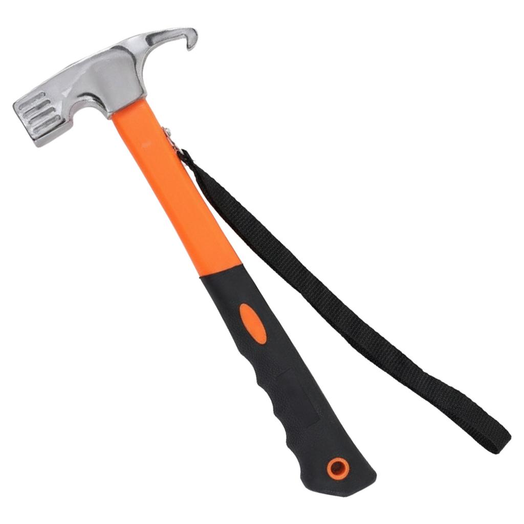 Carbon Steel Tent Hammer With Ergonomic Handle And Lightweight Design For Outdoor Camping