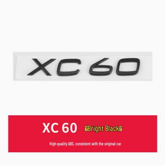 Volvo V60 S90 S80L XC60 XC90 Rear Tail Logo English Letter Sticker