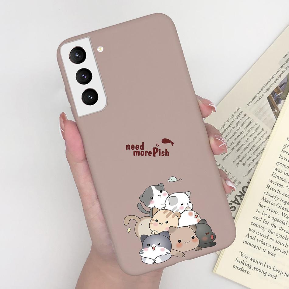 For Samsung Galaxy S21 Plus Ultra FE 5G Case Cute Painted Silicone Soft Protective Phone Cover for SamsungS21 S 21 FE Plus Ultra