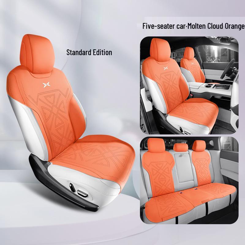 

Xpeng G6 Suede Car Seat Cushion - Breathable, All-Season, Half-Wrap Design