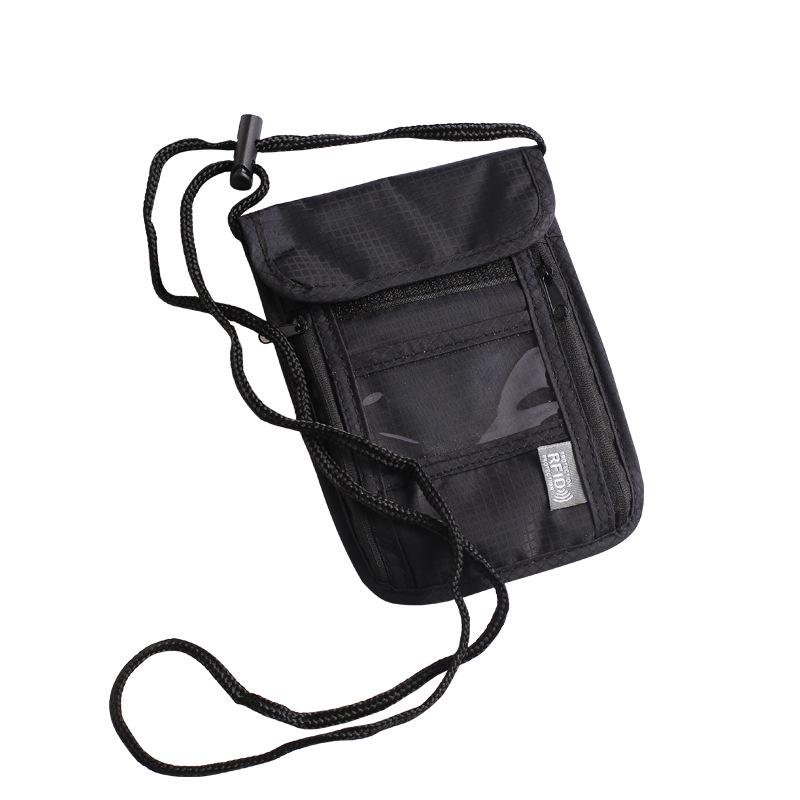 Unisex Waterproof Passport Holder & Travel Organizer with Neck Strap, Phone Pocket & Document Case