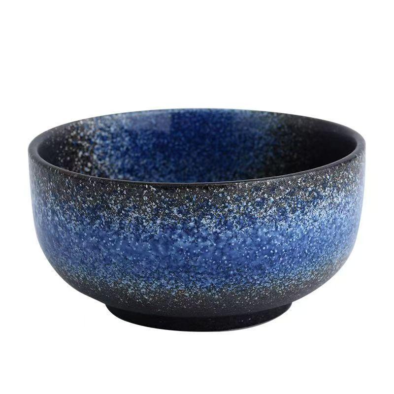 Japanese Style Ceramic Tableware Ramen Bowl Instant Noodle Bowl Kitchen Soup Dinnerware Set Fruit Salad Rice Bowls Restaurant