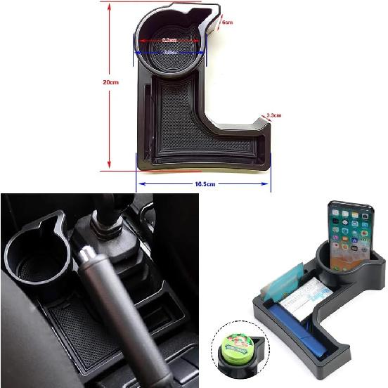 3PCS Center Console Organizer Gear Shift Tray Dashboard Storage Box Compatible with Suzuki Jimny 2019 2020 2021 2022 2023 2024 Interior Accessories