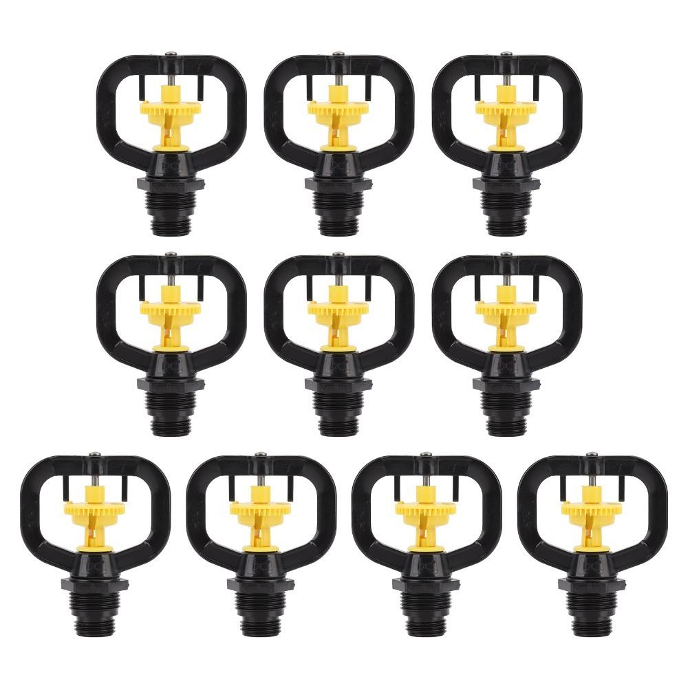 10PCS G1/2 and G3/4 Male Thread Spinning Refraction Micro Nozzle  Plant Care Use G1/2, G3/4