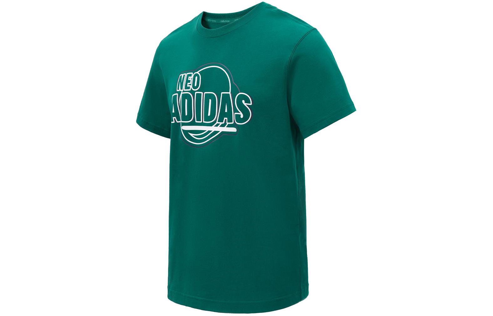 Adidas Neo T Shirt Unisex Green JD1433 XL