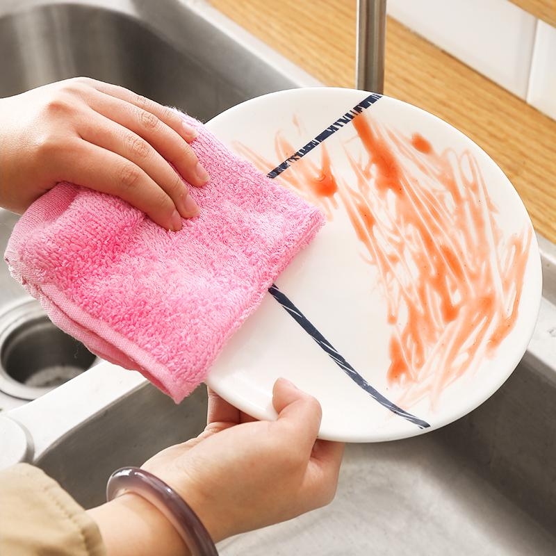 Wood Fiber Oil-Removing Dishcloth: Absorbent, Easy-to-Wash Kitchen Rag