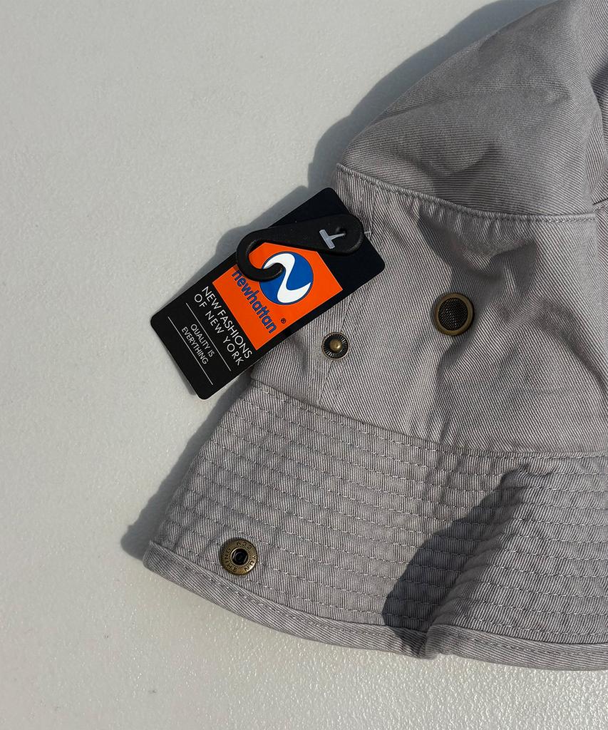Nyuhaeteun Washed Safari Hat (Grey)