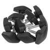 10 Stück T-Griff Einstellknopf Rändelschraube M5 Ergonomische Handschraube für Maschinen Schalttafeln Computergehäuse