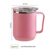 Shangqi 460ml Insulated Stainless Steel Coffee Mug Set (2-Pack)