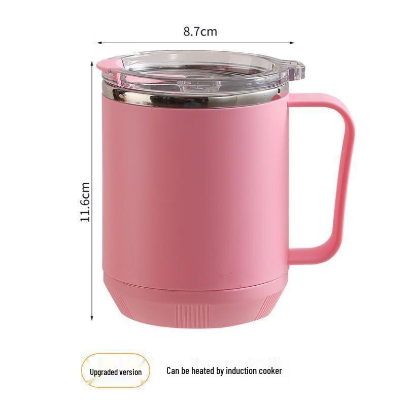 Shangqi 460ml Insulated Stainless Steel Coffee Mug Set (2-Pack)