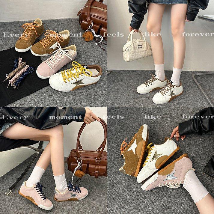 [Youshilai] 2025 Autumn New Flat-bottomed Non-slip German Training Shoes Women's Fashion Versatile Star Casual Sports Shoes