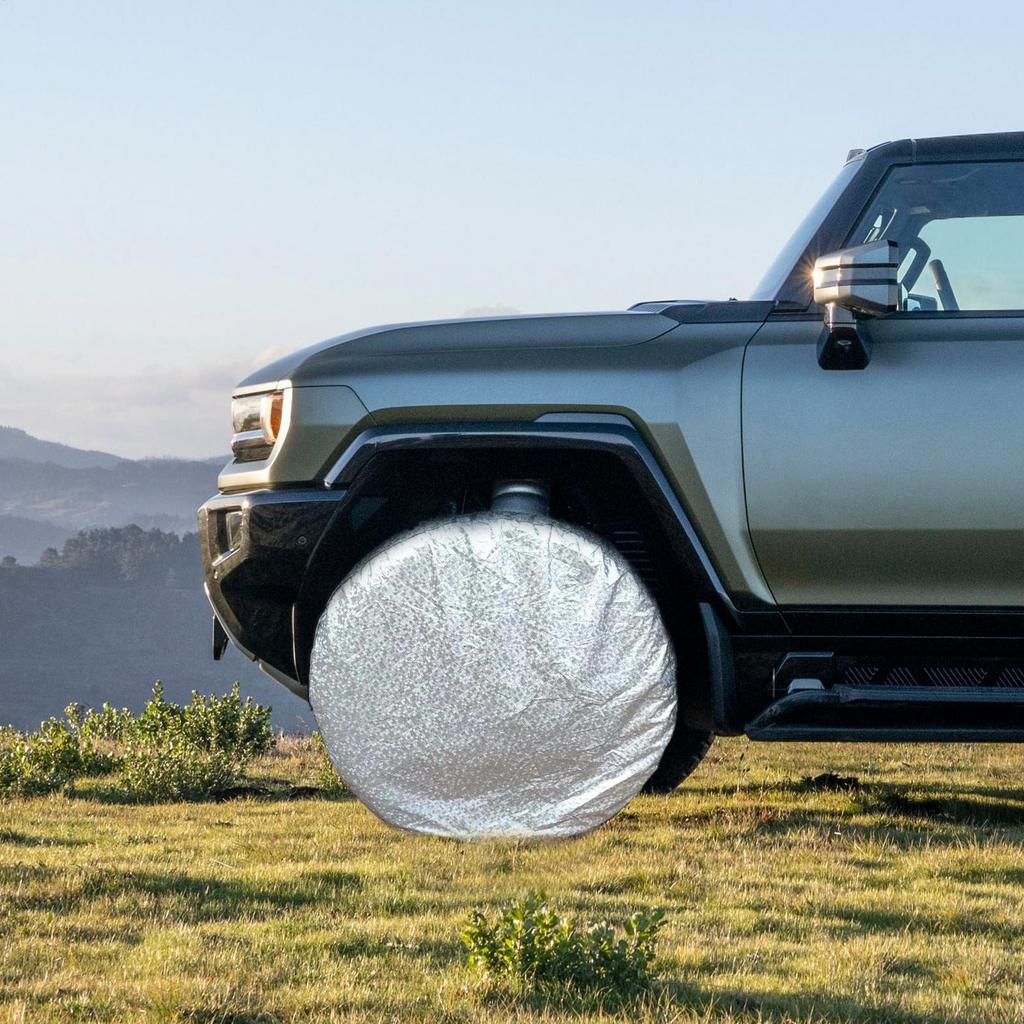 Trailer Tire Covers Waterproof Wheel Cover For Tire UV-Resistant Protector For Outdoor Summer Travel Truck Camping RV Winter