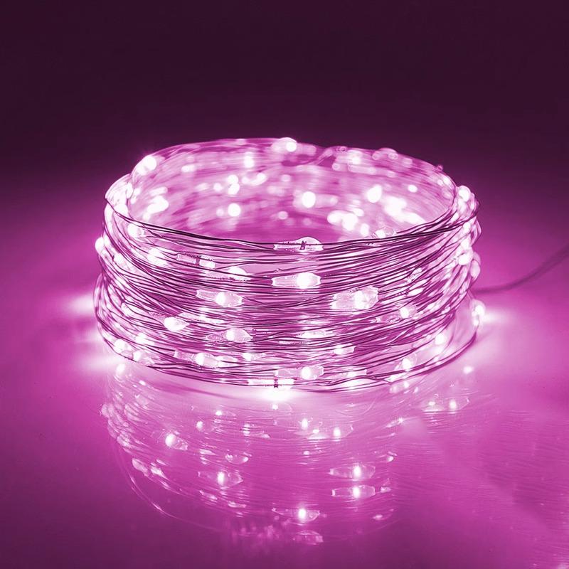 Starry LED Copper Wire String Lights, Colorful & Waterproof with 520 Small Bulbs