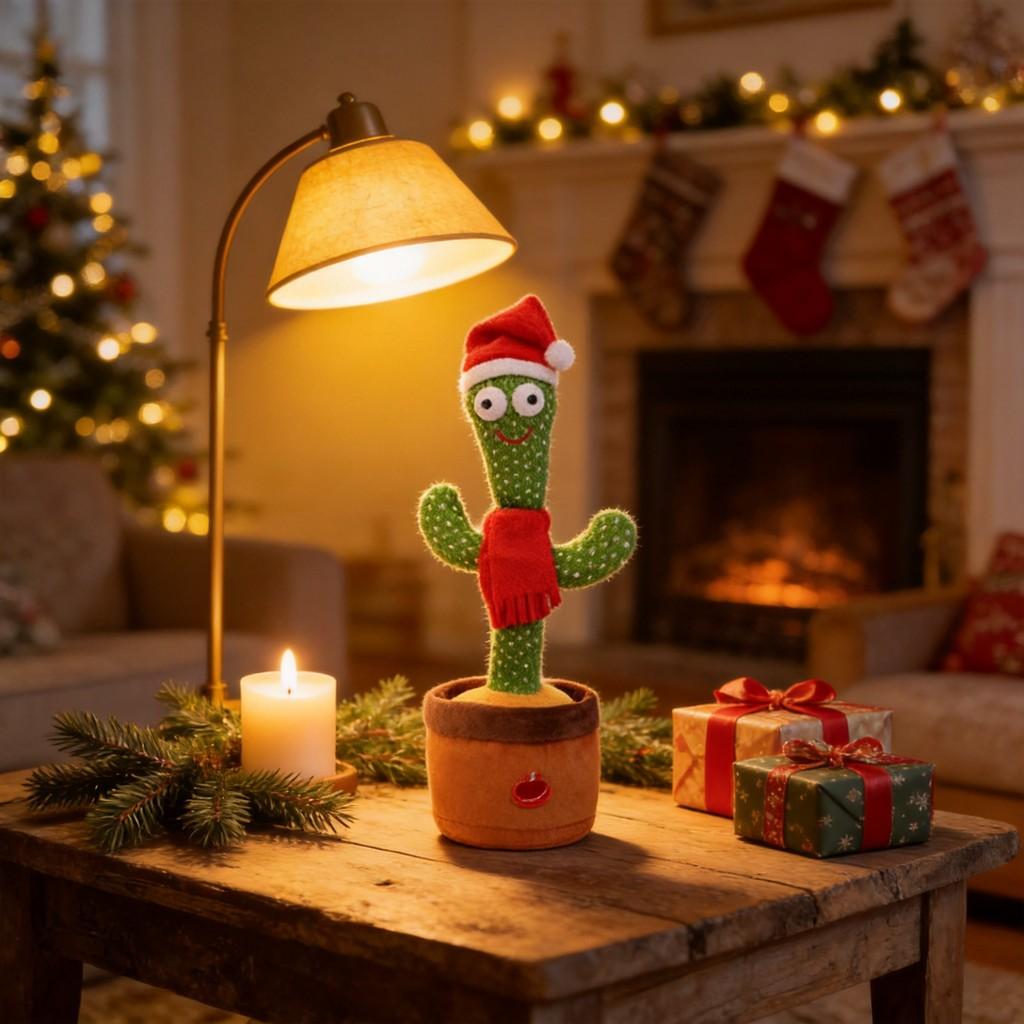 Dancing Cactus Plush Toy With Singing And Talking Features For Kids Entertainment