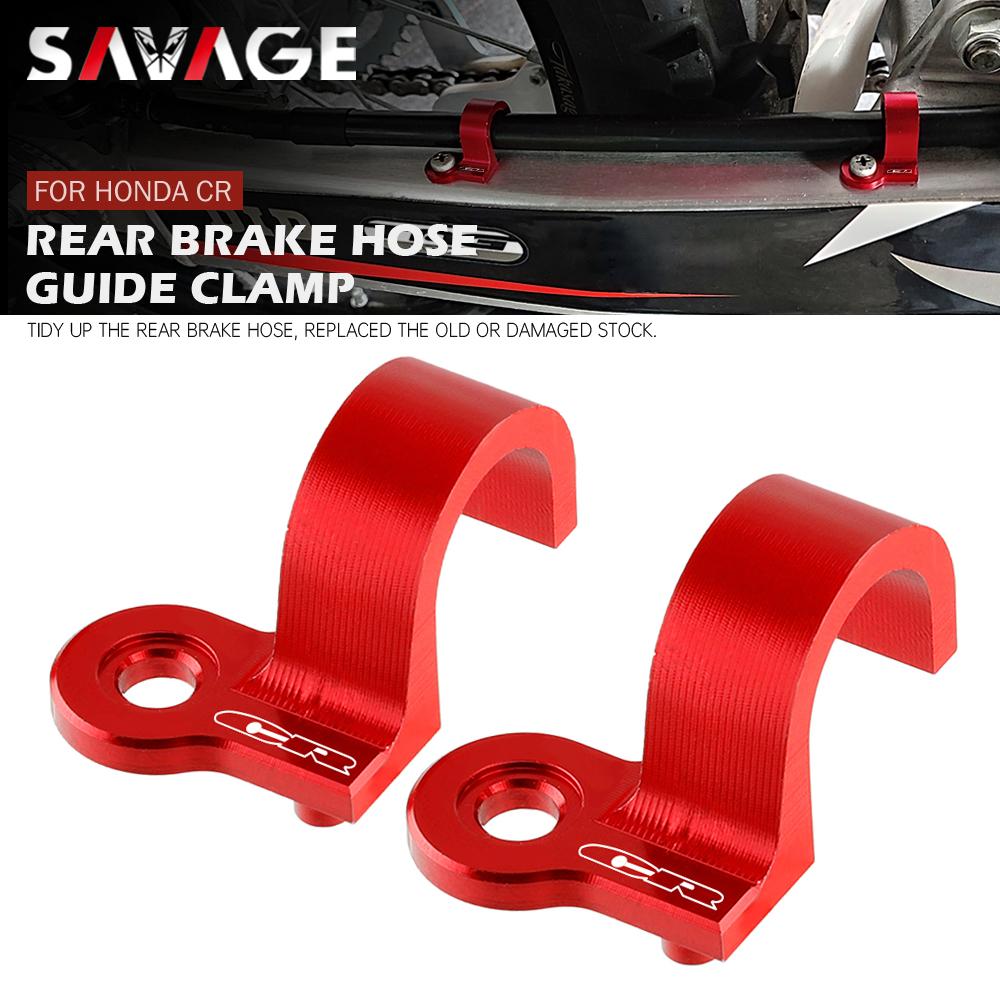 

Зажим направляющей шланга заднего тормоза для HONDA CR 80R 85R 1998-2007 CRM 125R 250R 1990-2000 Зажимные линии с ЧПУ для мотоциклов CR85R