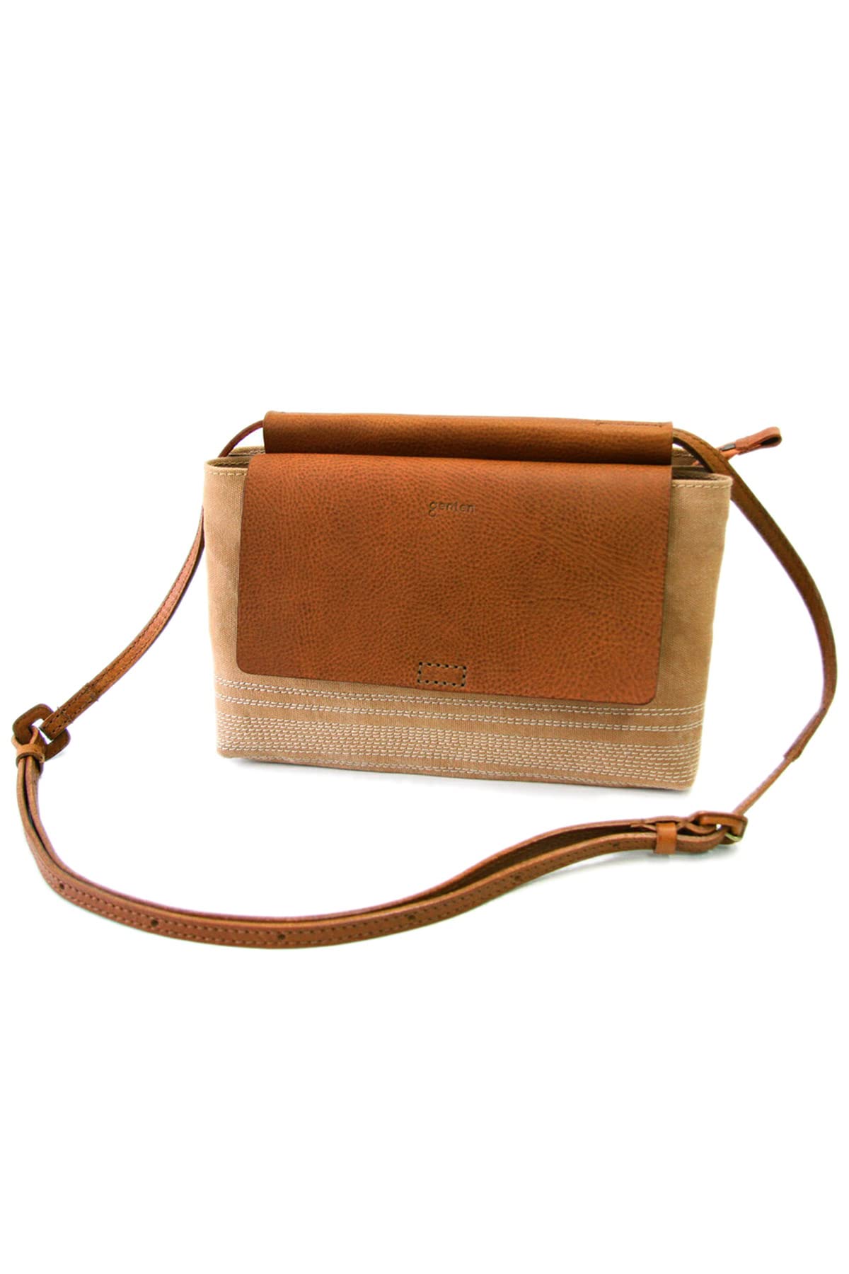 

Shoulder Bag Mimosa Basic Brown [Genten] Women s GE-42255-50 коричневий