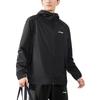Li Ning Fleece Lined Thick Hooded Warm Jacket Men Jackets Black AFDUA71-1
