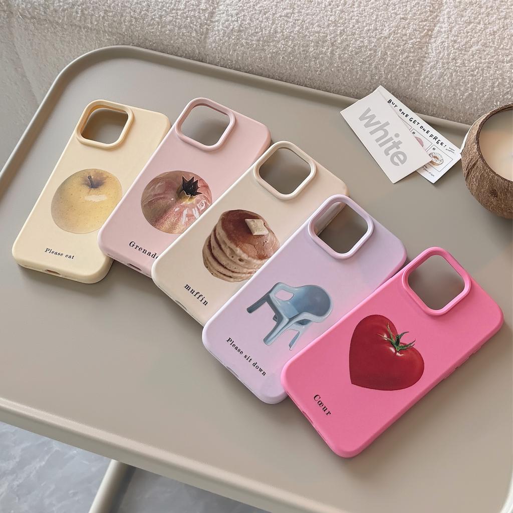 Fruit Suitable for Apple 16pro Max Mobile Phone Case Iphone17 Artistic Personality 14 Silicone 13 Soft 15