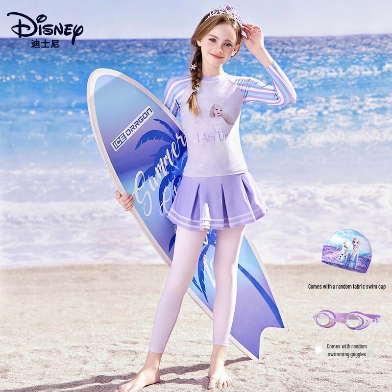 Disney Kids Long-Sleeve Two-Piece Swimsuit Set D35225 100