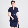 Elegant Women's Short-Sleeved Suit – Summer 2025 Goddess Style for Managers