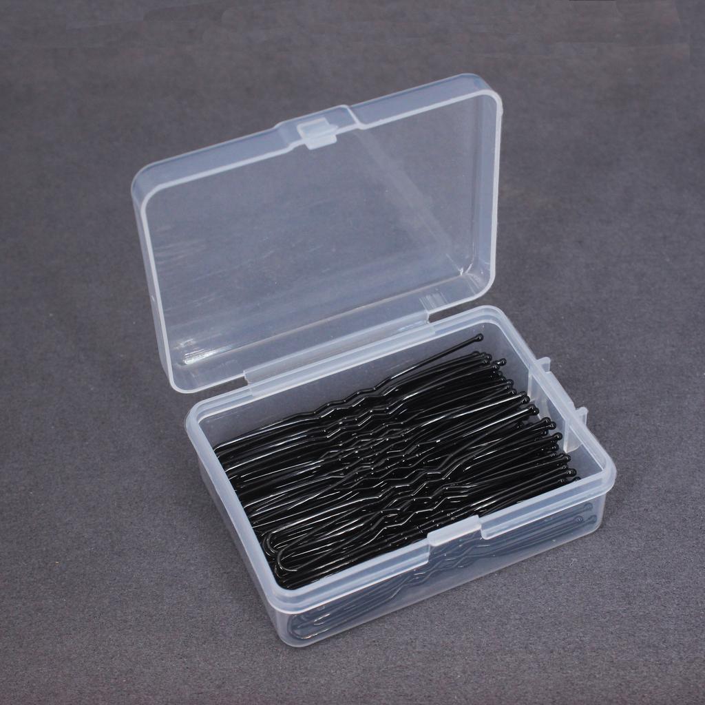 50pcs Silver Color Metal U Shaped Hair Clips Wedding Bridal Bobby Pins Alloy Waved Hairpins For Woman Hairstyle Tool Accessories