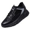 Men's Sports Shoes Autumn Breathable Black Mesh Men's Soft-soled Trendy Running Shoes Lightweight Fly-woven Casual Shoes