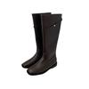 Tall Boots Women's Boots Fall and Winter Large Barrel Circumference Retro Small Gold Buckle Not Knee High Knight Boots