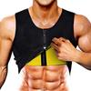 Neopren-Schwitzweste zum Abnehmen, Body Shaper für Herren, formende Weste, Fitness, Fatburner, Shaper, Tank-Top, Trainingsshirt, Muskelshirt, Reißverschluss-Anzug für Herren
