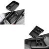 for Hyundai Santa Fe 2024 2025 Storage Box Cup Holder Anti Dirt Pad Car Interior Accessories Organizer Tidying Black