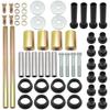 Rear Left & Right A-Arm Bushing Shafts Kit OE5020826 Upper Mounts Polyurethane Alloy Steel for Polaris Sportsman 400-700